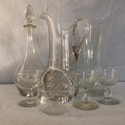 Lot 191- Etched Glass