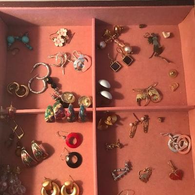 Lot # 109 Costume earring set