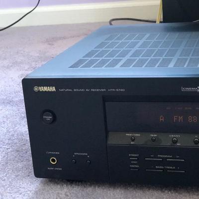 Lot 194- Yamaha Receiver with JBL Speakers