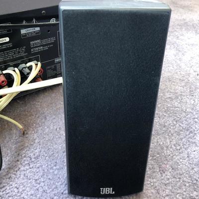 Lot 194- Yamaha Receiver with JBL Speakers