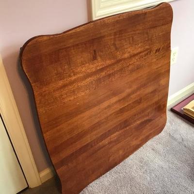 Lot 195- Card Table & more