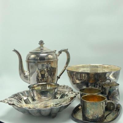 Lot 198- Silver Plated Assortment