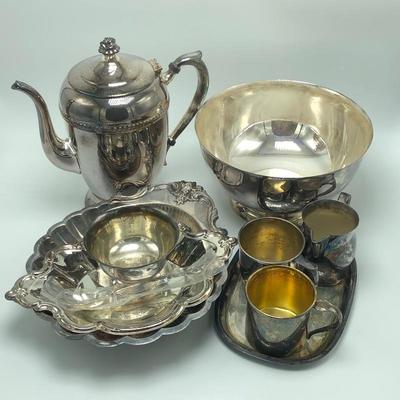Lot 198- Silver Plated Assortment