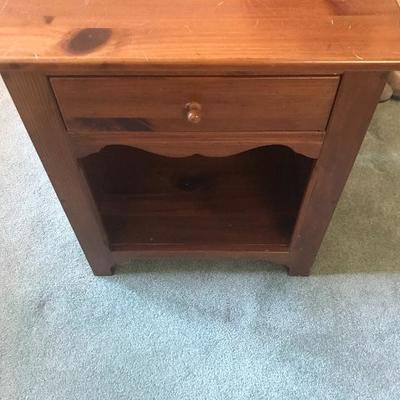 Lot # 118 Pine End table 