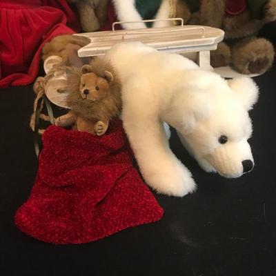 Lot 204 - The Boyds Collection Christmas Bears and Other Animals