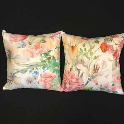 Lot 207 - Outdoor Rug, Loungers and Throw Pillows