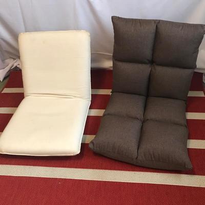 Lot 207 - Outdoor Rug, Loungers and Throw Pillows