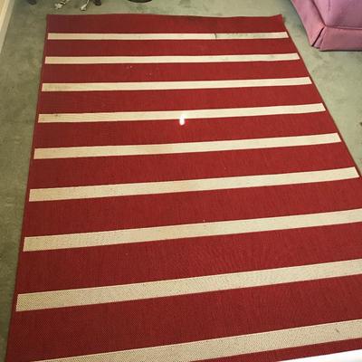 Lot 207 - Outdoor Rug, Loungers and Throw Pillows