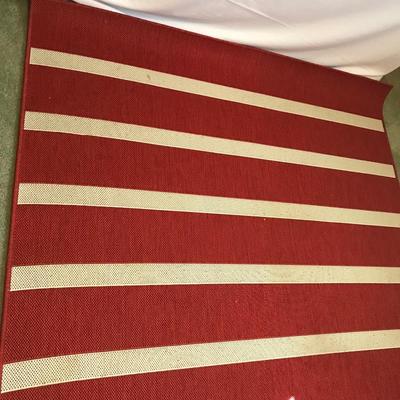 Lot 207 - Outdoor Rug, Loungers and Throw Pillows