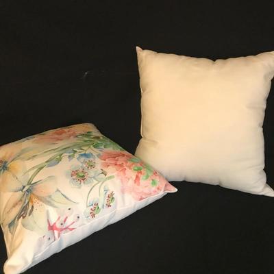 Lot 207 - Outdoor Rug, Loungers and Throw Pillows