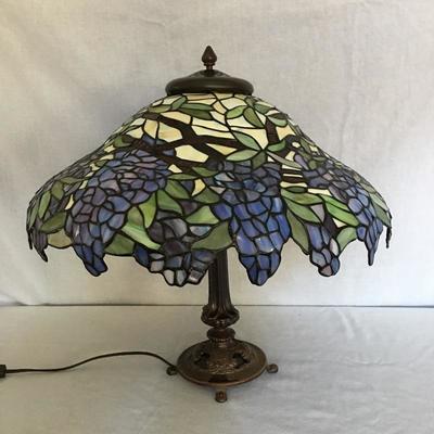  Lot 213 - Tiffany Style Lamp & More