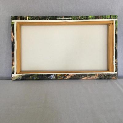 Lot 215 - Photo On Canvas & Alligator