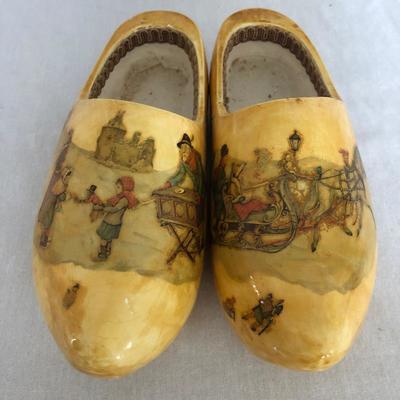 Lot 220 - Pair Dutch Shoes