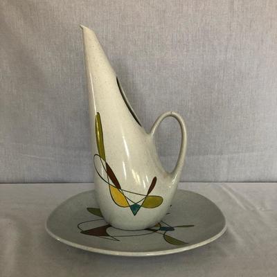 Lot 221 - Matching Pitcher & Plate