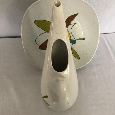 Lot 221 - Matching Pitcher & Plate