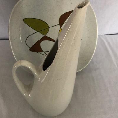 Lot 221 - Matching Pitcher & Plate