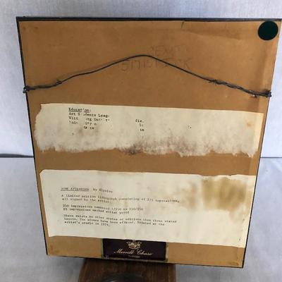 Lot 224 - Kipniss Lithograph Signed/Numbered