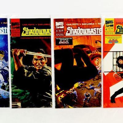 SHADOWMASTERS #1 #2 #3 #4 Full Set Martial Arts Punisher Spinoff 1989 Marvel Comics NM