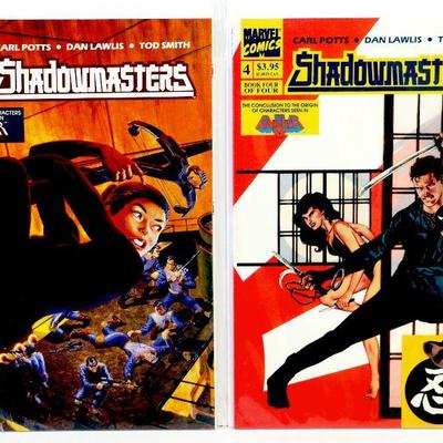 SHADOWMASTERS #1 #2 #3 #4 Full Set Martial Arts Punisher Spinoff 1989 Marvel Comics NM