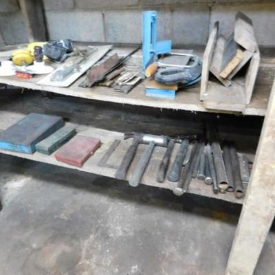 Lot 1:  Shelf of Tool Items and Other Basement