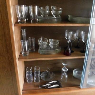 Collection of Glassware and Crystal
