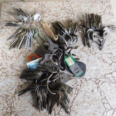 Lot 1:  Collection of Keys Mainly to Power Mowers and Locks