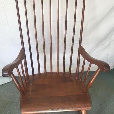 Lot # 17 Bent and Bros Rocking Colonial Rocking Chair