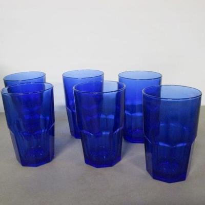 Lot 2 - 6 Cobalt Blue Glasses
