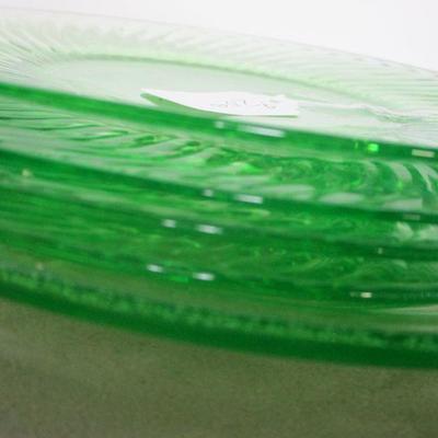 Lot 12 - Green Depression Glass