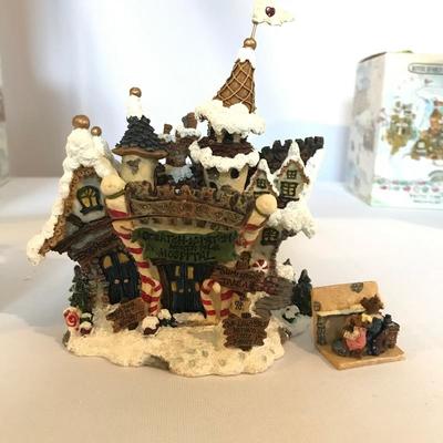 Lot 241 - Boyds Town Kringleâ€™s Village Pieces & More