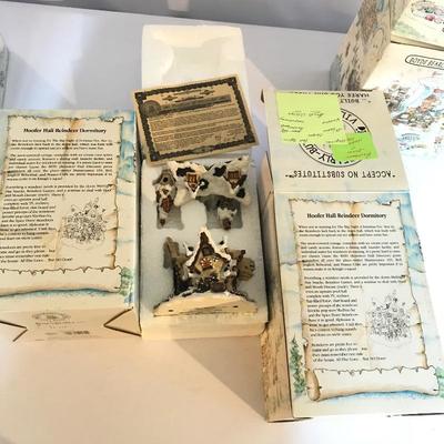 Lot 241 - Boyds Town Kringleâ€™s Village Pieces & More