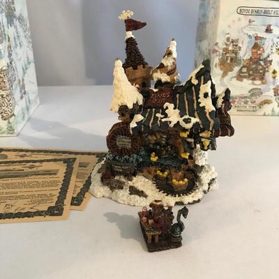 Lot 241 - Boyds Town Kringleâ€™s Village Pieces & More