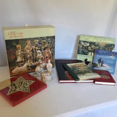 Lot 247 - Vintage Nativity, Books & More