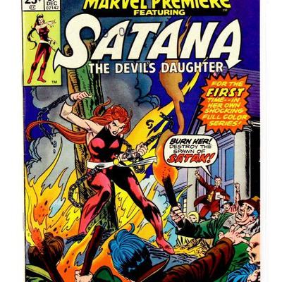 Marvel Premiere #27 SATANA The Devils Daughter Bronze Age Comic Book 1975 Marvel Comics FN/VF