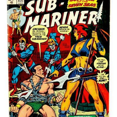 SUB-MARINER #64 First App Virago & The Four Key Bronze Age Comic Book 1973 Marvel Comics FN+