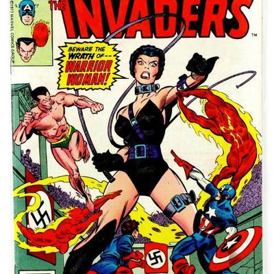 THE INVADERS #17 Second Appearance of Warrior Woman Bronze Age 1977 Mravel Comics VF