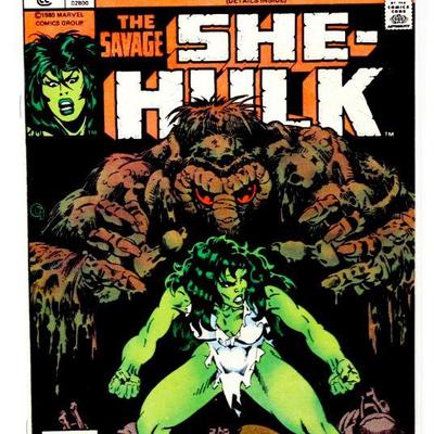The Savage SHE-HULK #8 feat. Man-Thing Bronze Age Comic Book 1980 Marvel Comics VF+