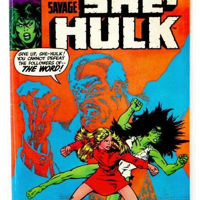 The Savage SHE-HULK #8 Rare Bronze Age Comic Book 1980 Marvel Comics VF+
