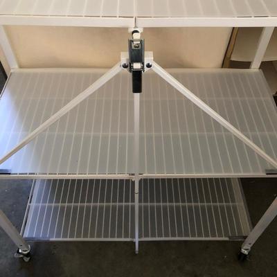 Lot 256- Rolling Shelf & More