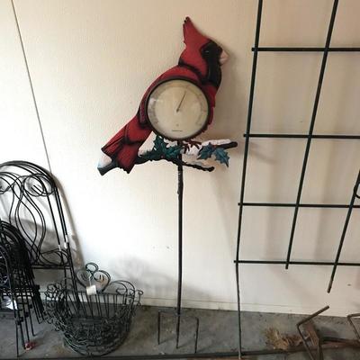 Lot 270 - Metal Trellises, Planters, Hooks & More