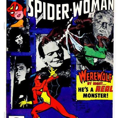 SPIDER-WOMAN #32 WAREWOLF Frank Miller Cover Bronze Age 1980 Marvel Comics VF/NM
