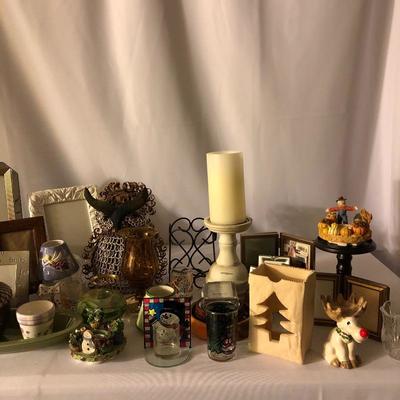 Lot 275- Frames & Candle Holders