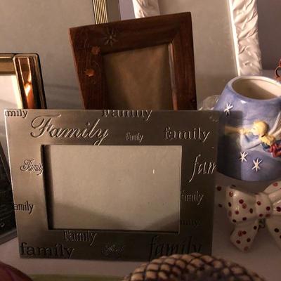 Lot 275- Frames & Candle Holders