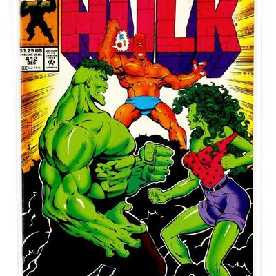 HULK #412 - Newstand Variant - 1993 Marvel Comics High Grade NM