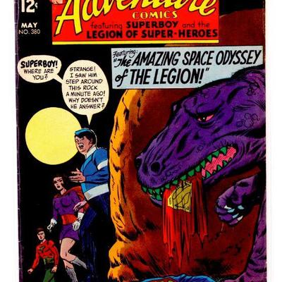 ADVENTURES COMICS #380 Silver Age Comic Book Superboy LSH 1969 DC Comics VG-