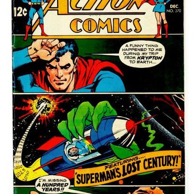 ACTION COMICS #370 Silver Age Superman Origin Neal Adams 1968 DC Comics VG/FN