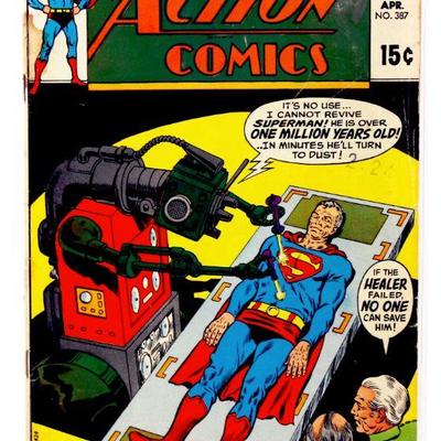 ACTION COMICS #387 Silver Age SUPERMAN April 1970 DC Comics GD/VG LOW Grade