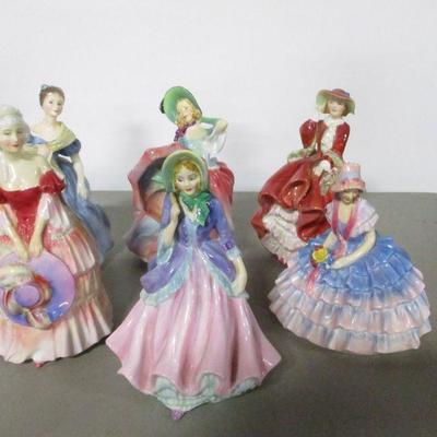 Lot 16 - Royal Doulton "Southern Belle" Porcelain Figures