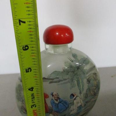 Lot 19 - Asian Bottle & Foo Dogs