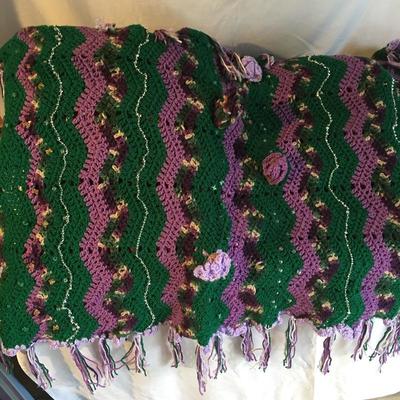  Lot 288 - Beaded Pillows & Blankets 